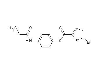 4-(propionylamino)phenyl 5-bromo-2-furoate