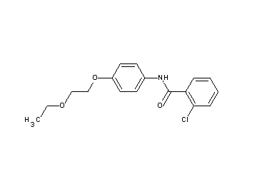 2-chloro-N-[4-(2-ethoxyethoxy)phenyl]benzamide