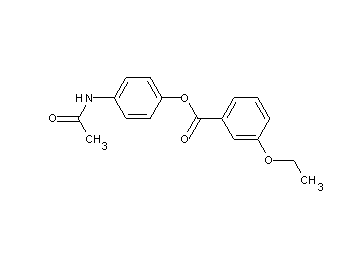 4-(acetylamino)phenyl 3-ethoxybenzoate