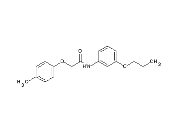 2-(4-methylphenoxy)-N-(3-propoxyphenyl)acetamide