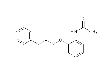 N-[2-(3-phenylpropoxy)phenyl]acetamide