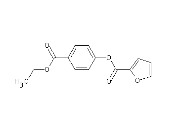 4-(ethoxycarbonyl)phenyl 2-furoate