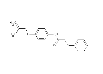 N-{4-[(2-methyl-2-propen-1-yl)oxy]phenyl}-2-phenoxyacetamide