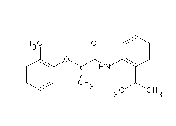 N-(2-isopropylphenyl)-2-(2-methylphenoxy)propanamide - Click Image to Close