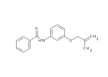N-{3-[(2-methyl-2-propen-1-yl)oxy]phenyl}benzamide