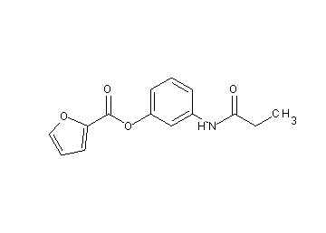 3-(propionylamino)phenyl 2-furoate
