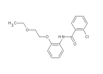 2-chloro-N-[2-(2-ethoxyethoxy)phenyl]benzamide