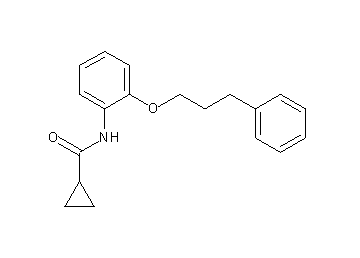 N-[2-(3-phenylpropoxy)phenyl]cyclopropanecarboxamide