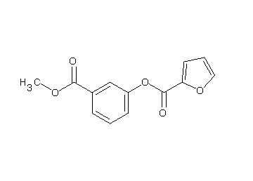 3-(methoxycarbonyl)phenyl 2-furoate