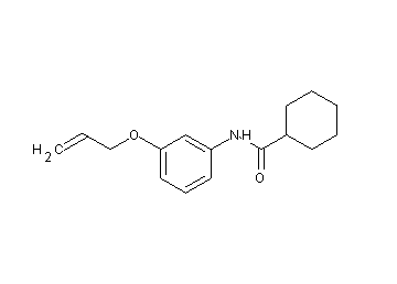 N-[3-(allyloxy)phenyl]cyclohexanecarboxamide