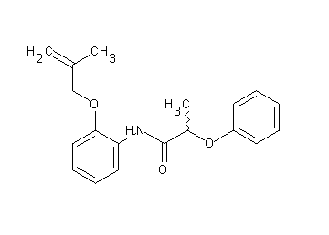 N-{2-[(2-methyl-2-propen-1-yl)oxy]phenyl}-2-phenoxypropanamide