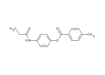 4-(propionylamino)phenyl 4-methylbenzoate