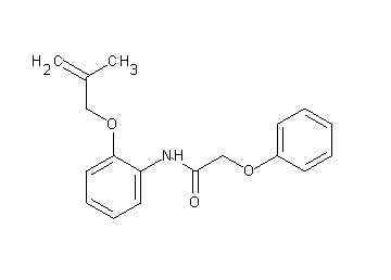 N-{2-[(2-methyl-2-propen-1-yl)oxy]phenyl}-2-phenoxyacetamide