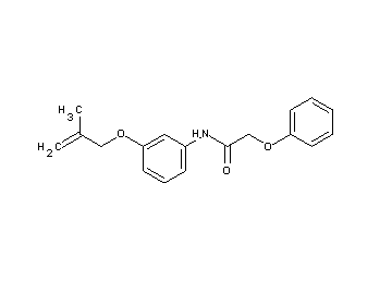 N-{3-[(2-methyl-2-propen-1-yl)oxy]phenyl}-2-phenoxyacetamide