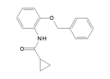 N-[2-(benzyloxy)phenyl]cyclopropanecarboxamide