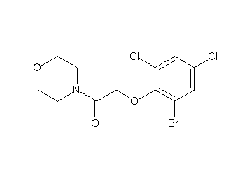4-[(2-bromo-4,6-dichlorophenoxy)acetyl]morpholine