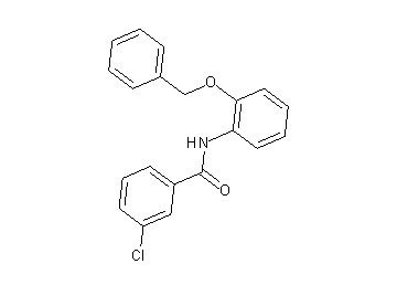 N-[2-(benzyloxy)phenyl]-3-chlorobenzamide
