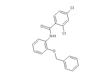 N-[2-(benzyloxy)phenyl]-2,4-dichlorobenzamide
