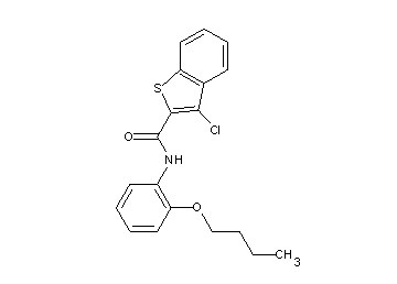 N-(2-butoxyphenyl)-3-chloro-1-benzothiophene-2-carboxamide
