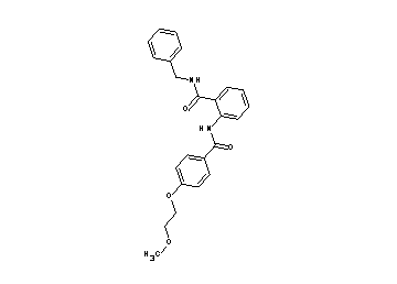 N-benzyl-2-{[4-(2-methoxyethoxy)benzoyl]amino}benzamide