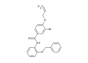 4-(allyloxy)-N-[2-(benzyloxy)phenyl]-3-bromobenzamide