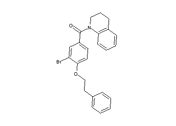 1-[3-bromo-4-(2-phenylethoxy)benzoyl]-1,2,3,4-tetrahydroquinoline