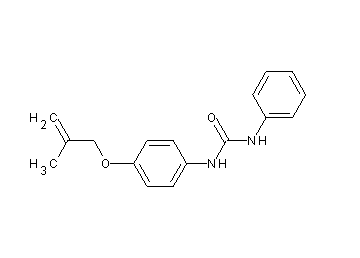 N-{4-[(2-methyl-2-propen-1-yl)oxy]phenyl}-N'-phenylurea