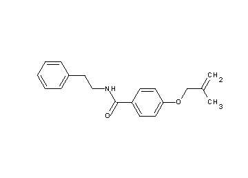 4-[(2-methyl-2-propen-1-yl)oxy]-N-(2-phenylethyl)benzamide