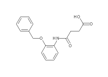 4-{[2-(benzyloxy)phenyl]amino}-4-oxobutanoic acid