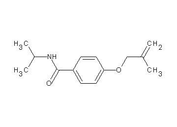 N-isopropyl-4-[(2-methyl-2-propen-1-yl)oxy]benzamide