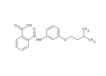 2-({[3-(3-methylbutoxy)phenyl]amino}carbonyl)benzoic acid - Click Image to Close