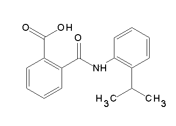 2-{[(2-isopropylphenyl)amino]carbonyl}benzoic acid