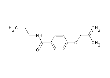 N-allyl-4-[(2-methyl-2-propen-1-yl)oxy]benzamide