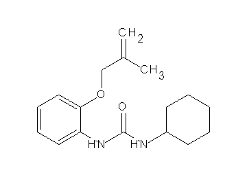 N-cyclohexyl-N'-{2-[(2-methyl-2-propen-1-yl)oxy]phenyl}urea