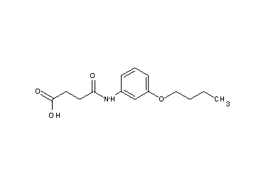 4-[(3-butoxyphenyl)amino]-4-oxobutanoic acid