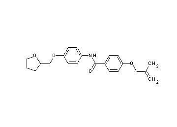 4-[(2-methyl-2-propen-1-yl)oxy]-N-[4-(tetrahydro-2-furanylmethoxy)phenyl]benzamide