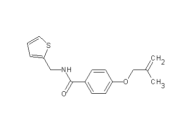 4-[(2-methyl-2-propen-1-yl)oxy]-N-(2-thienylmethyl)benzamide