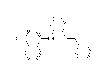 2-({[2-(benzyloxy)phenyl]amino}carbonyl)benzoic acid