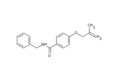 N-benzyl-4-[(2-methyl-2-propen-1-yl)oxy]benzamide