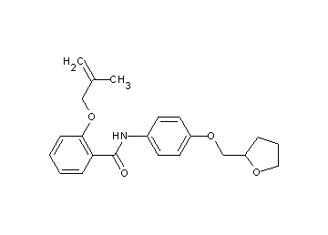 2-[(2-methyl-2-propen-1-yl)oxy]-N-[4-(tetrahydro-2-furanylmethoxy)phenyl]benzamide