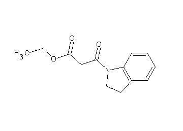 ethyl 3-(2,3-dihydro-1H-indol-1-yl)-3-oxopropanoate