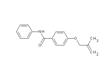 4-[(2-methyl-2-propen-1-yl)oxy]-N-phenylbenzamide