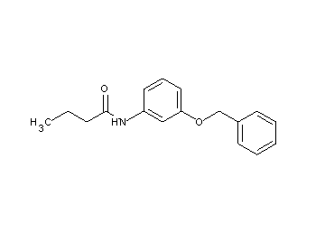 N-[3-(benzyloxy)phenyl]butanamide