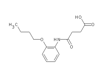 4-[(2-butoxyphenyl)amino]-4-oxobutanoic acid