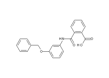2-({[3-(benzyloxy)phenyl]amino}carbonyl)benzoic acid