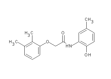 2-(2,3-dimethylphenoxy)-N-(2-hydroxy-5-methylphenyl)acetamide