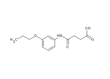 4-oxo-4-[(3-propoxyphenyl)amino]butanoic acid
