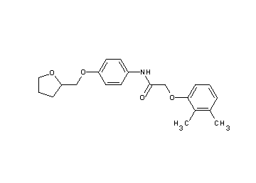 2-(2,3-dimethylphenoxy)-N-[4-(tetrahydro-2-furanylmethoxy)phenyl]acetamide