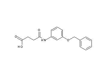 4-{[3-(benzyloxy)phenyl]amino}-4-oxobutanoic acid