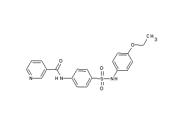 N-(4-{[(4-ethoxyphenyl)amino]sulfonyl}phenyl)nicotinamide
